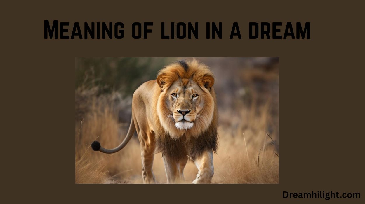 Meaning of Lion in a Dream: 7 Powerful Interpretations
